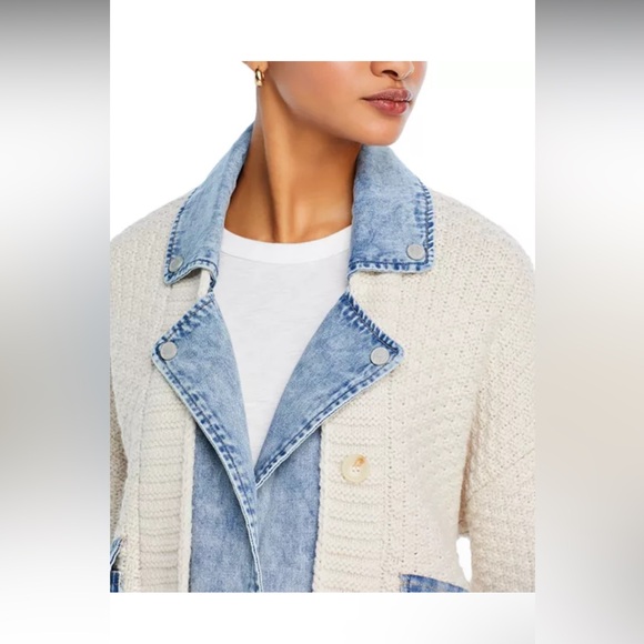 BLANKNYC Last Call Mixed Media Cardigan - Picture 5 of 16